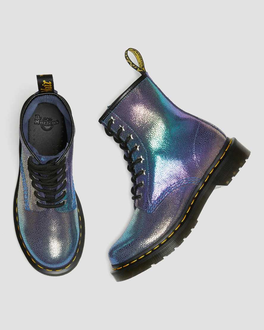 vícebarevné dámské šněrovací boty dr. martens 1460 rainbow ray