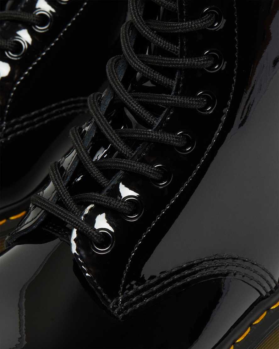 Černé dámské šněrovací boty dr. martens 1460 bex patent