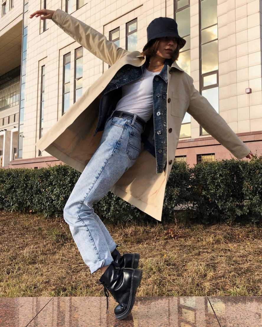 Černé dámské šněrovací boty dr. martens 1460 smooth