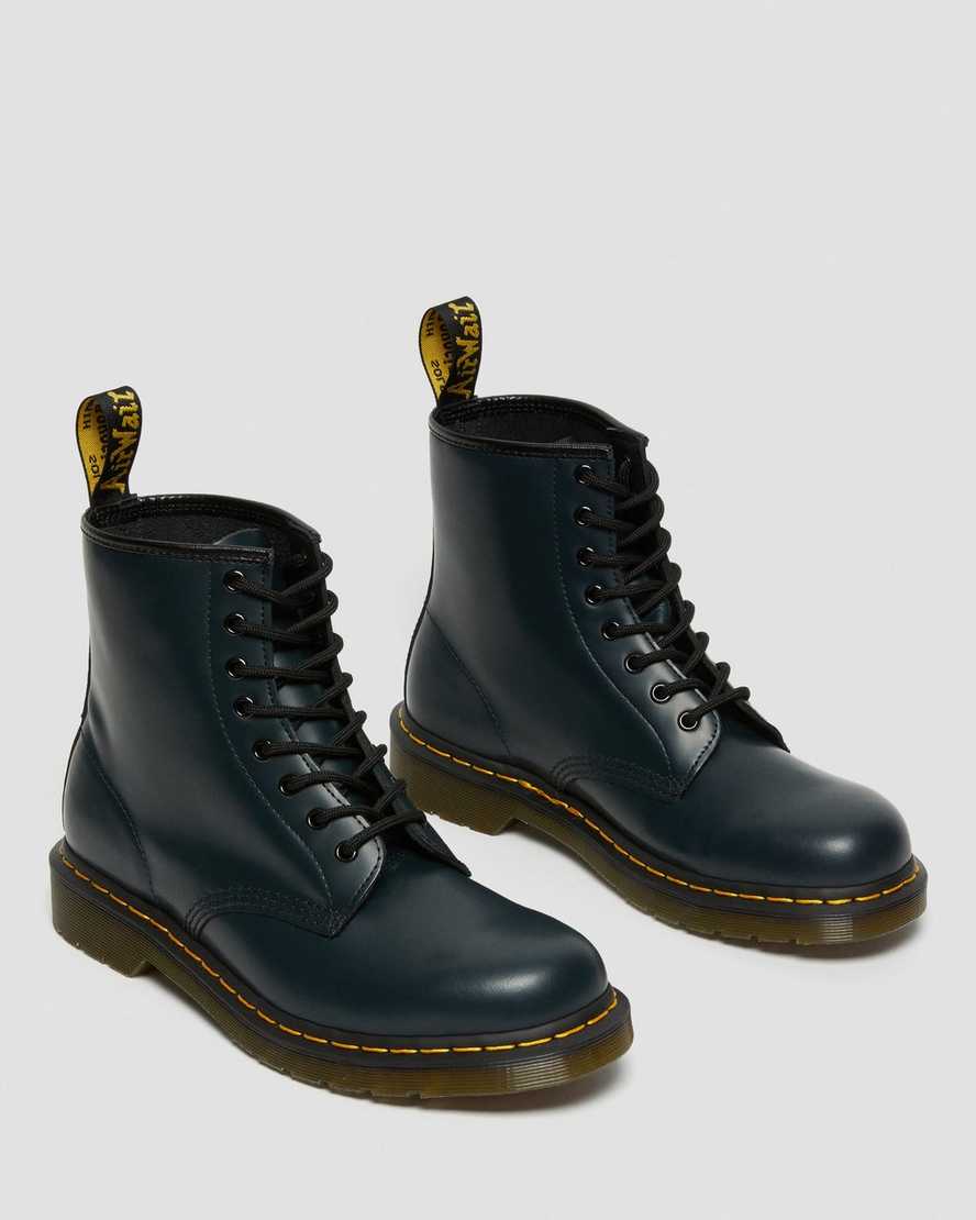 tmavě modré dámské šněrovací boty dr. martens 1460 smooth
