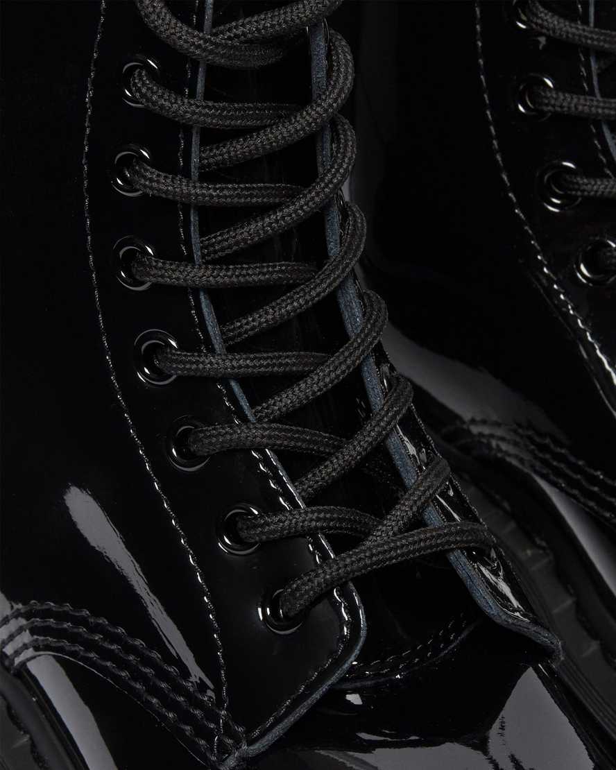 Černé dámské šněrovací boty dr. martens 1460 mono patent