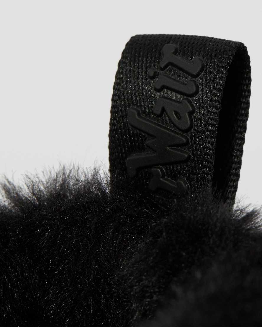 dámské boty dr. martens 1460 dms wintergrip faux fur s podšívkou v černé barvě