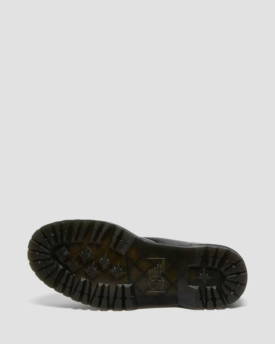 Černé dámské boty dr. martens 1490 bex smooth do poloviny lýtek