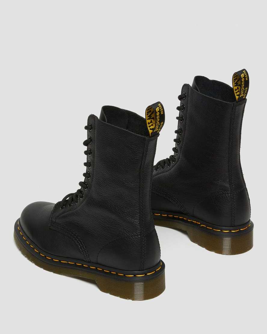 Černé dámské boty dr. martens 1490 virginia do poloviny lýtek