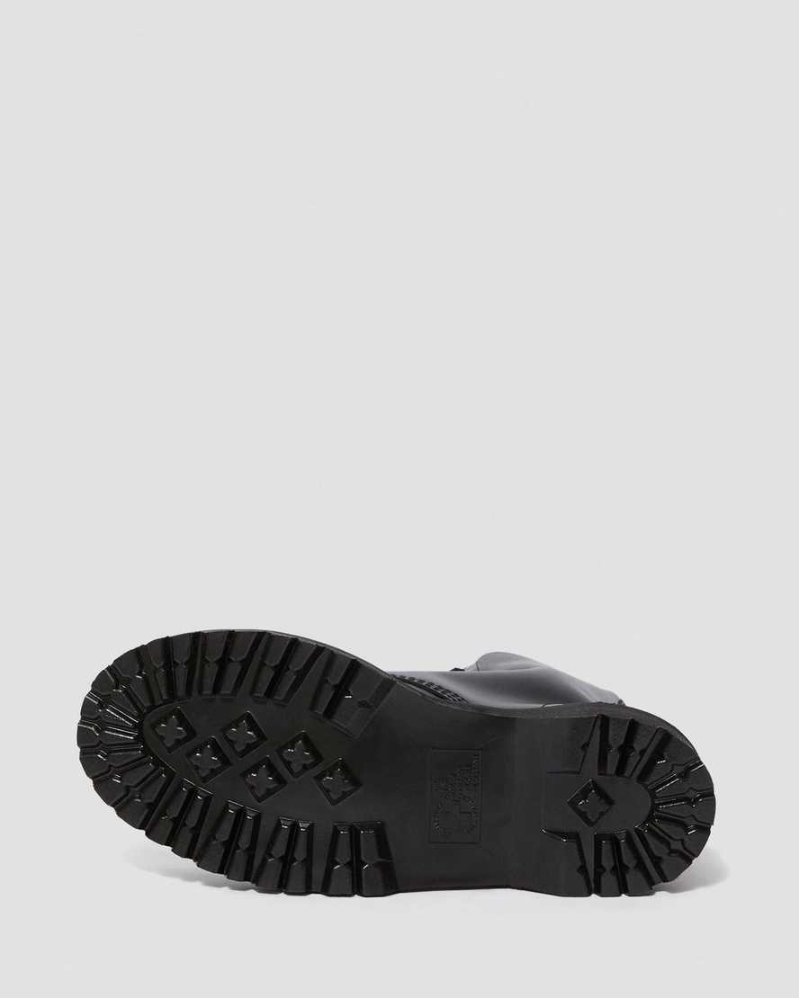 Černé dámské boty dr. martens 8761 bxb do poloviny lýtek