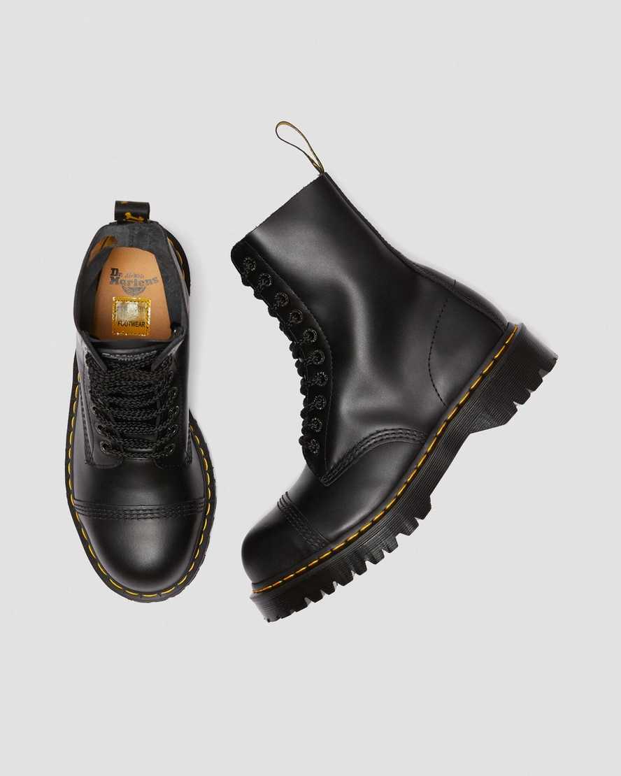 Černé dámské boty dr. martens 8761 bxb do poloviny lýtek