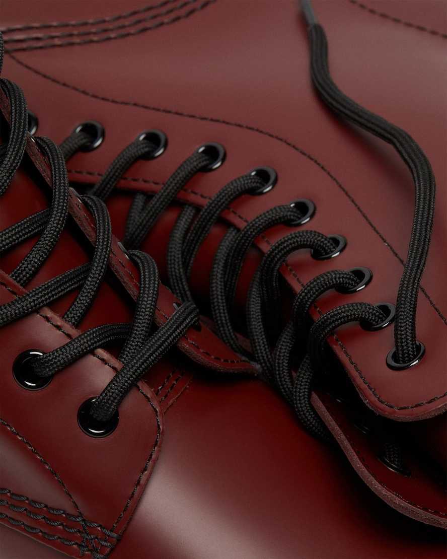 dámské boty dr. martens 1490 smooth do poloviny lýtek červené