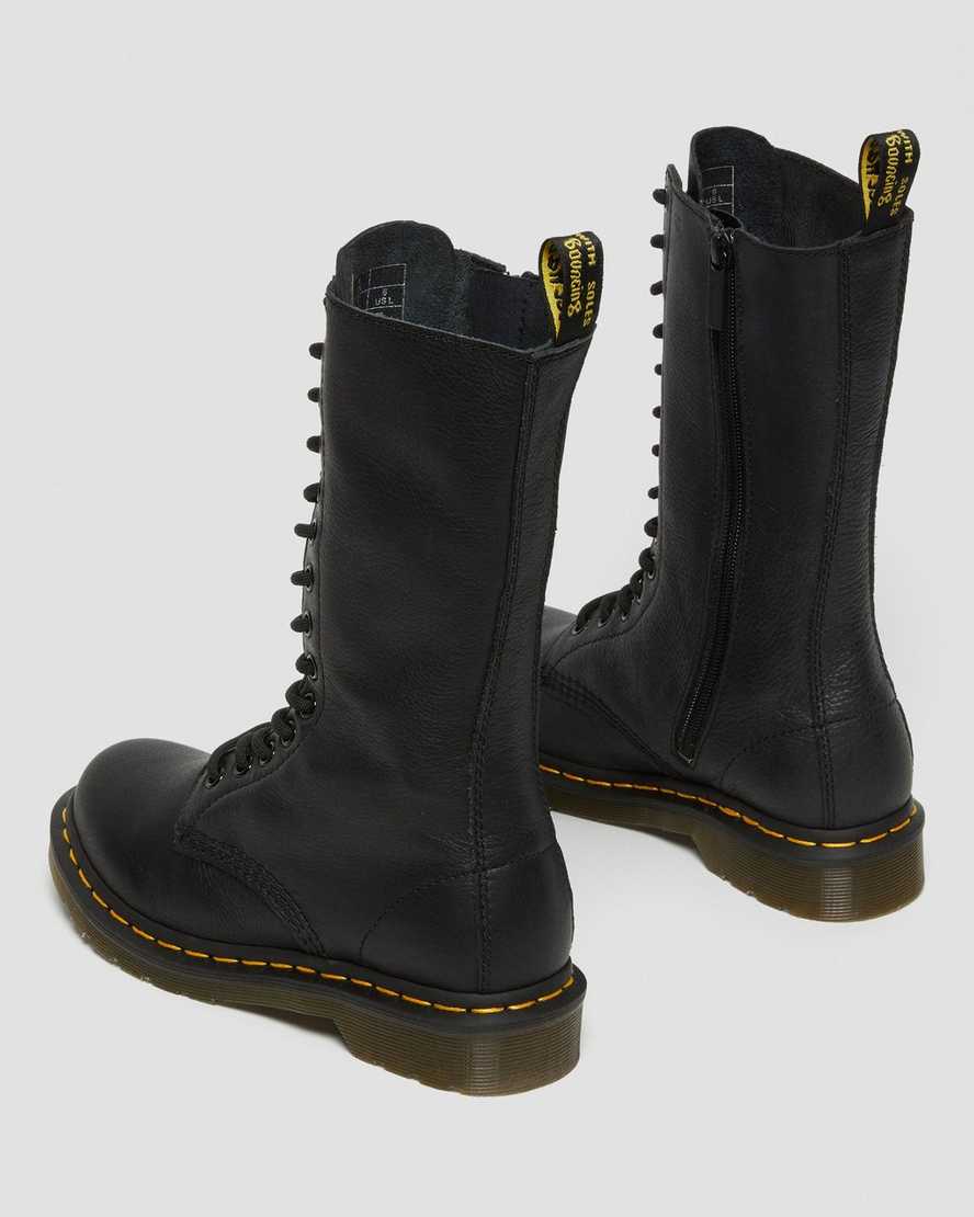 Černé dámské vysoké boty dr. martens 1b99 virginia