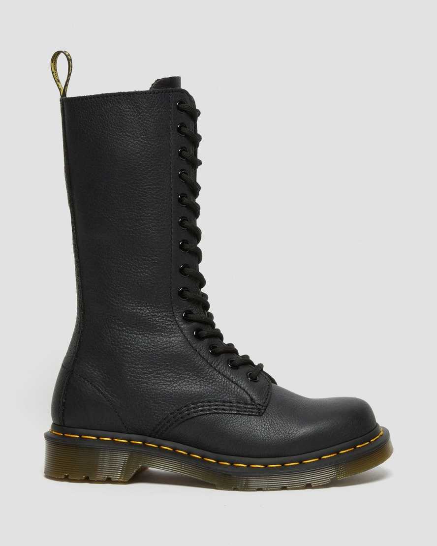 Černé dámské vysoké boty dr. martens 1b99 virginia