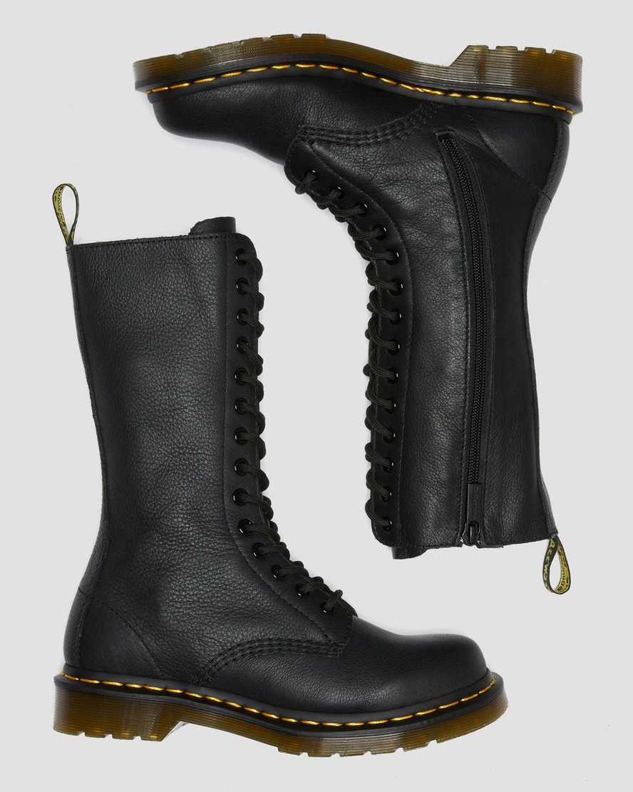 Černé dámské vysoké boty dr. martens 1b99 virginia