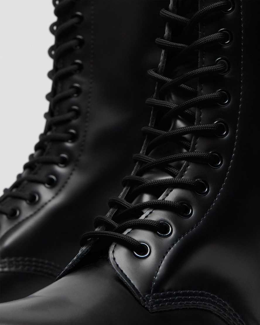 Černé dámské vysoké boty dr. martens 1914 smooth