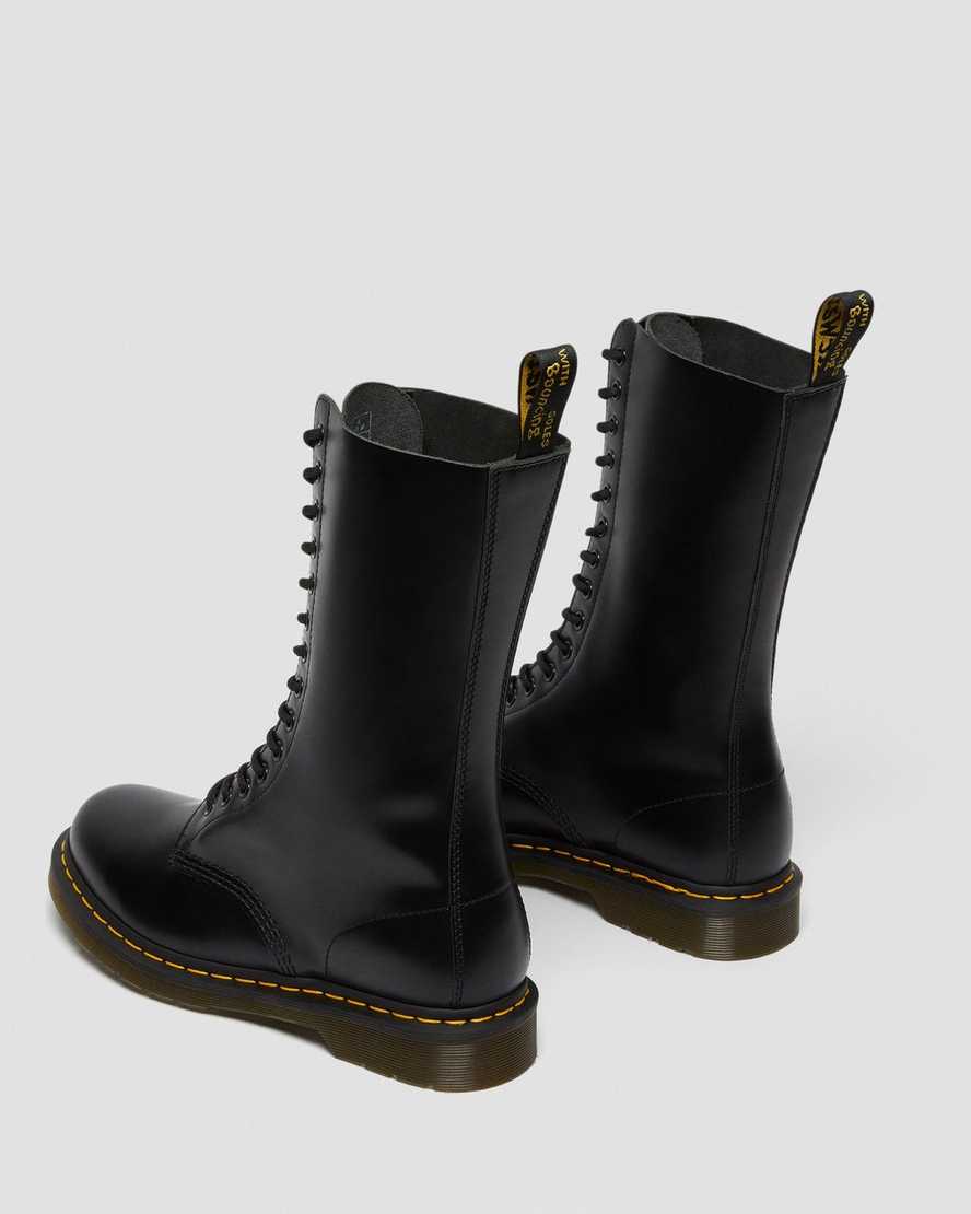 Černé dámské vysoké boty dr. martens 1914 smooth