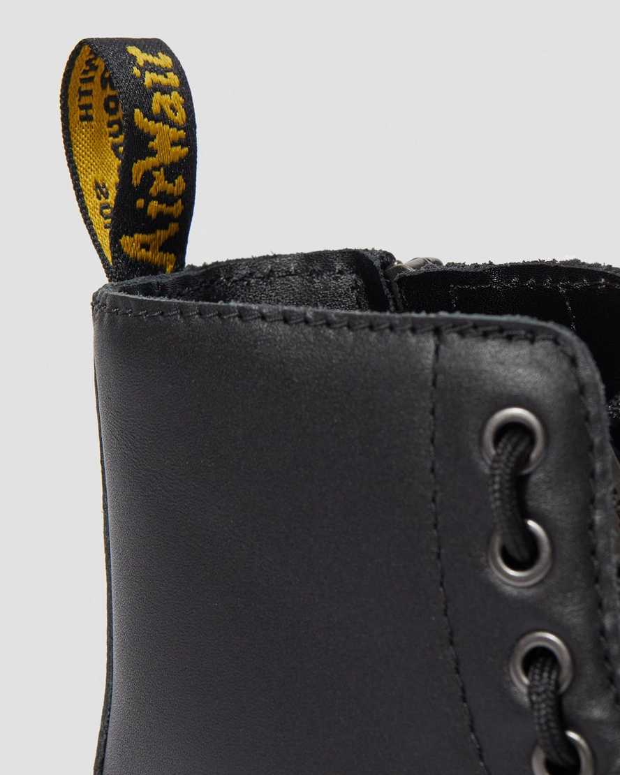 Černé dámské boty na zip dr. martens 1460 pascal nappa
