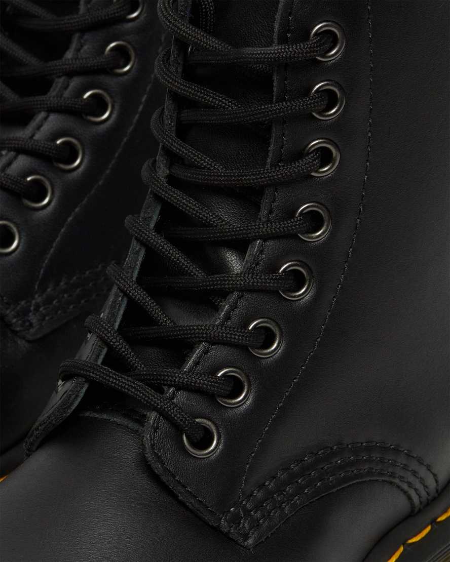 Černé dámské boty na zip dr. martens 1460 pascal nappa