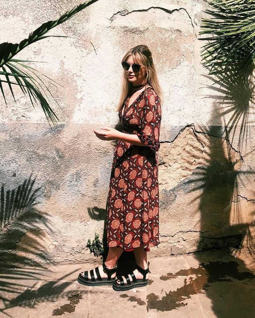 Černé dámské gladiátorské sandály dr. martens blaire felix