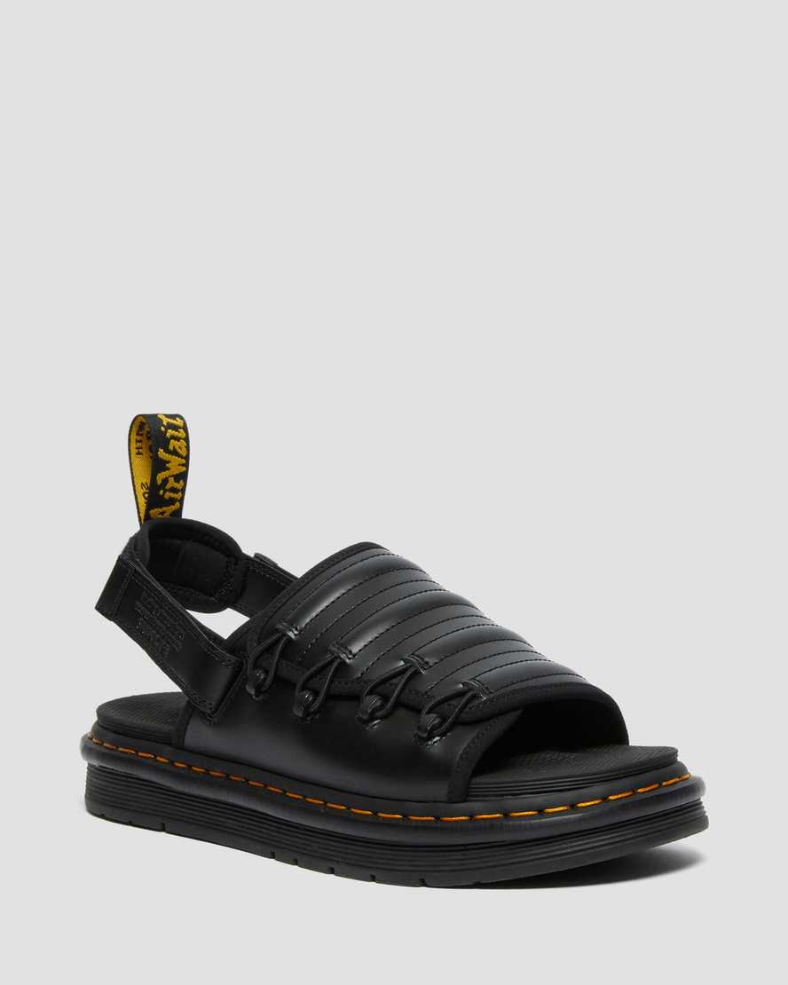 Černé dámské sandály dr. martens mura suicoke