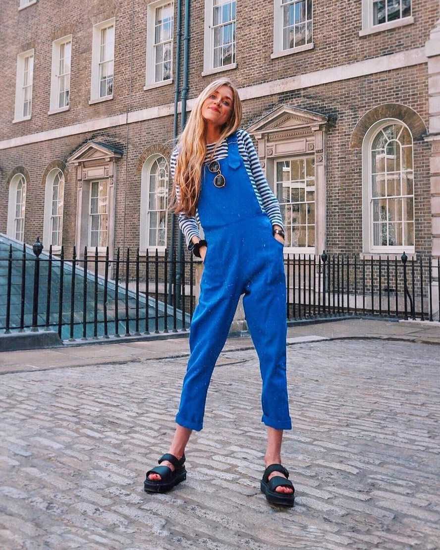 Černé dámské sandály dr. martens voss s páskem