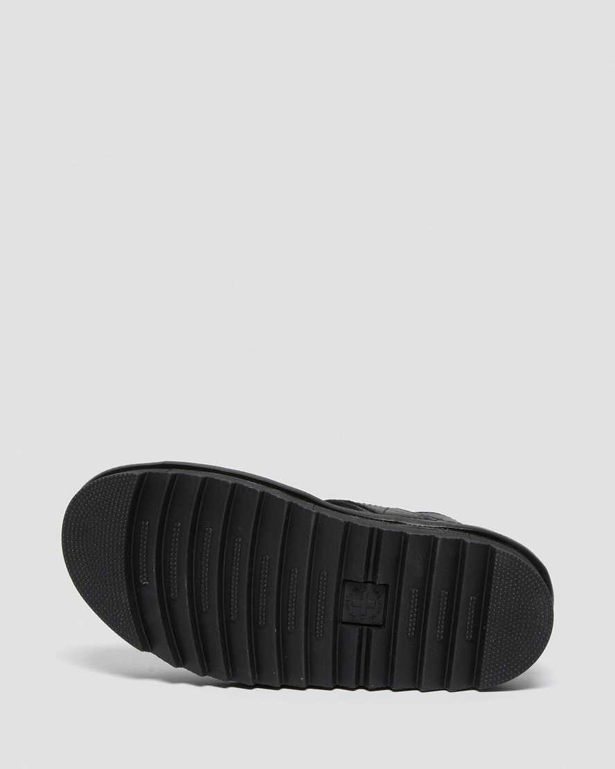 Černé dámské sandály dr. martens voss s páskem