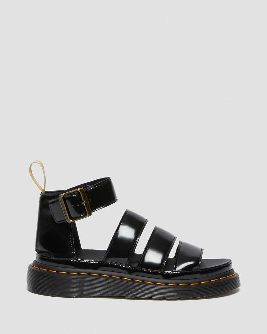 Černé dámské sandály dr. martens clarissa ii s páskem