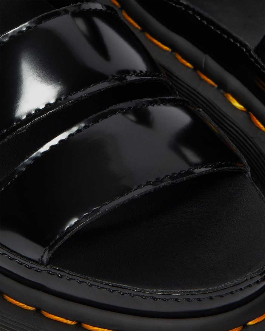 Černé dámské sandály dr. martens clarissa ii s páskem