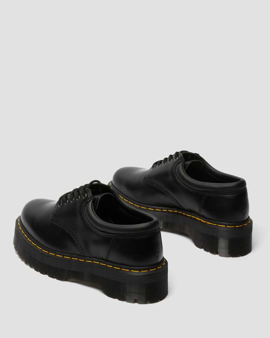 Černé dámské boty dr. martens 8053 na platformě