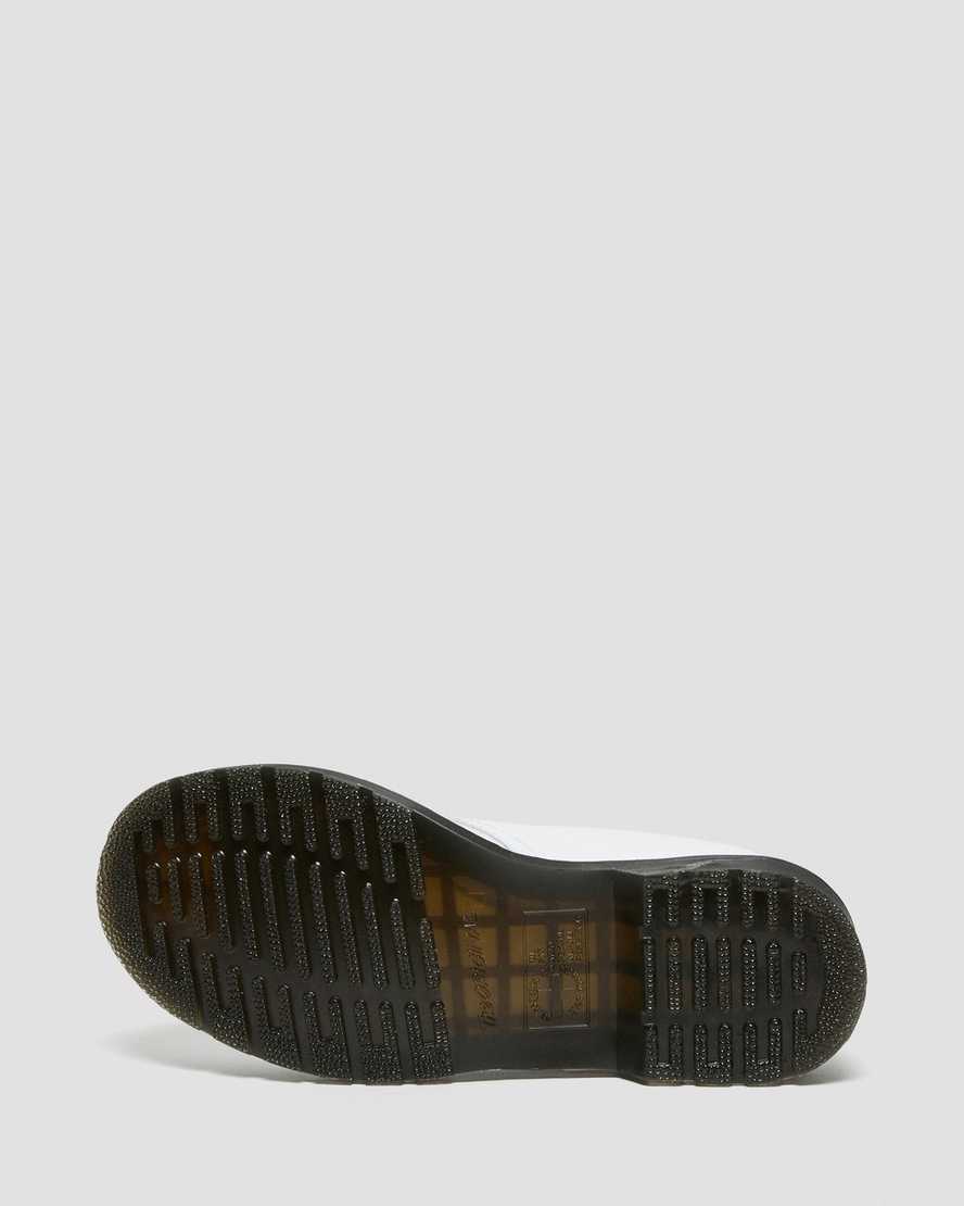 dámské boty dr. martens 1461 patent croc emboss v bílém provedení