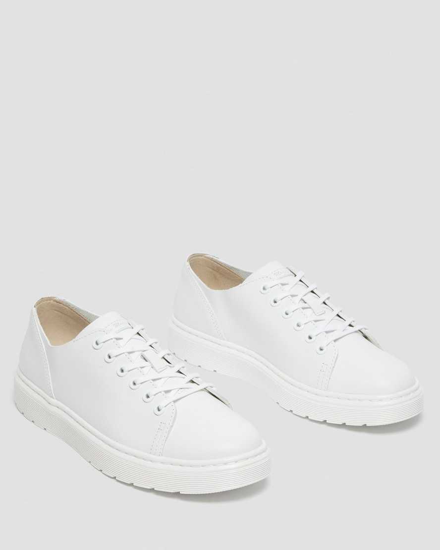 bílé dámské volnočasové boty dr. martens dante