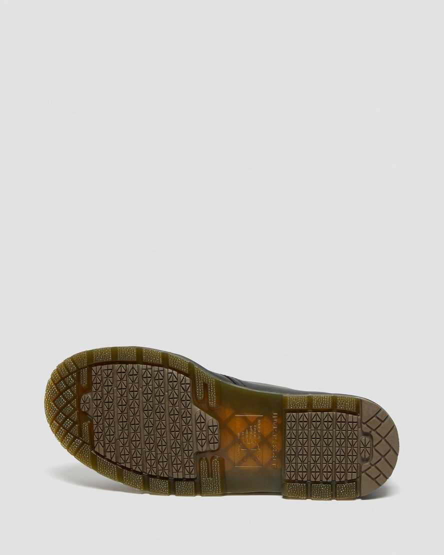 Černé dámské boty dr. martens 1461 s protiskluzovou ocelovou špičkou
