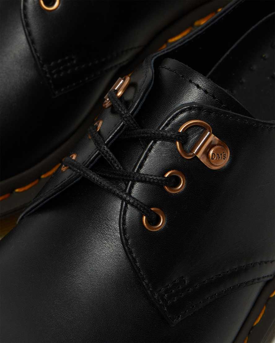 dámské boty dr. martens 1461 rose gold hardware v černé barvě