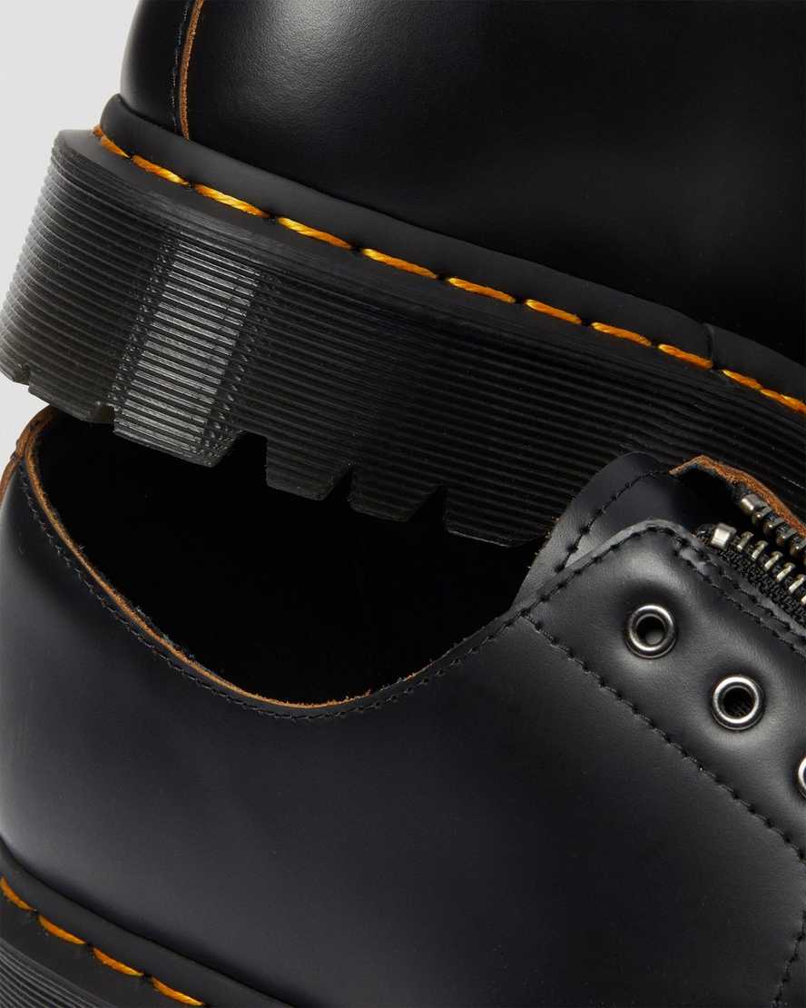 Černé dámské boty dr. martens smiths bez tkaniček bex
