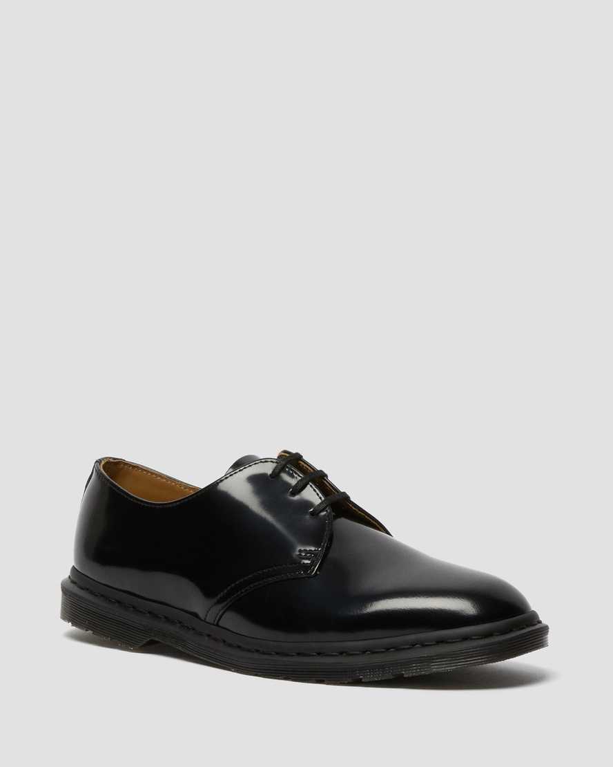 Černé dámské šněrovací boty dr. martens archie ii smooth