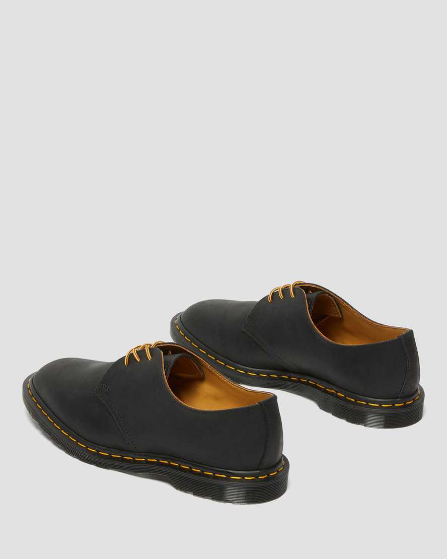 dámské šněrovací boty dr. martens archie ii jjjjound wyoming v černé barvě