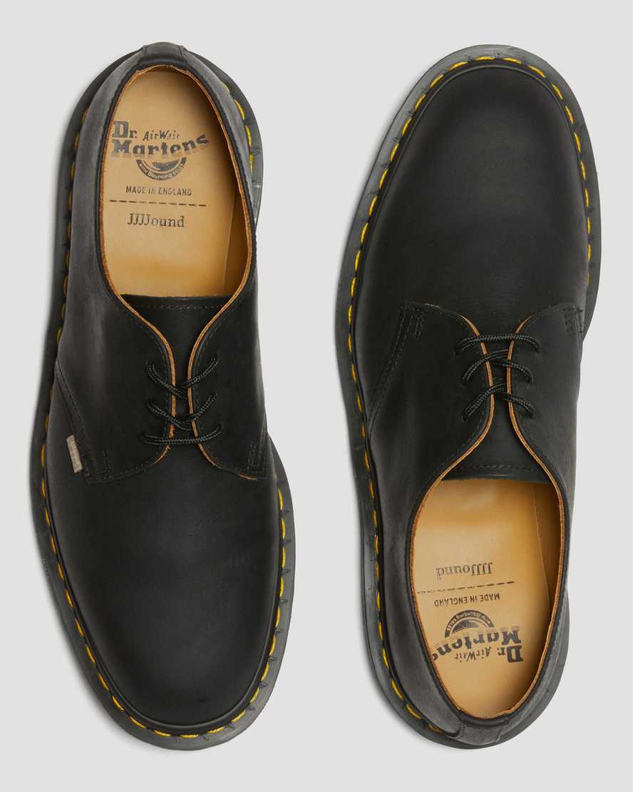 dámské šněrovací boty dr. martens archie ii jjjjound wyoming v černé barvě