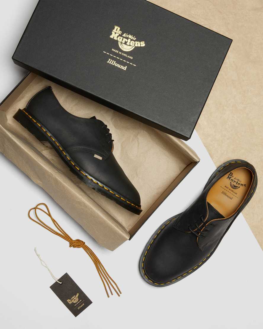 dámské šněrovací boty dr. martens archie ii jjjjound wyoming v černé barvě