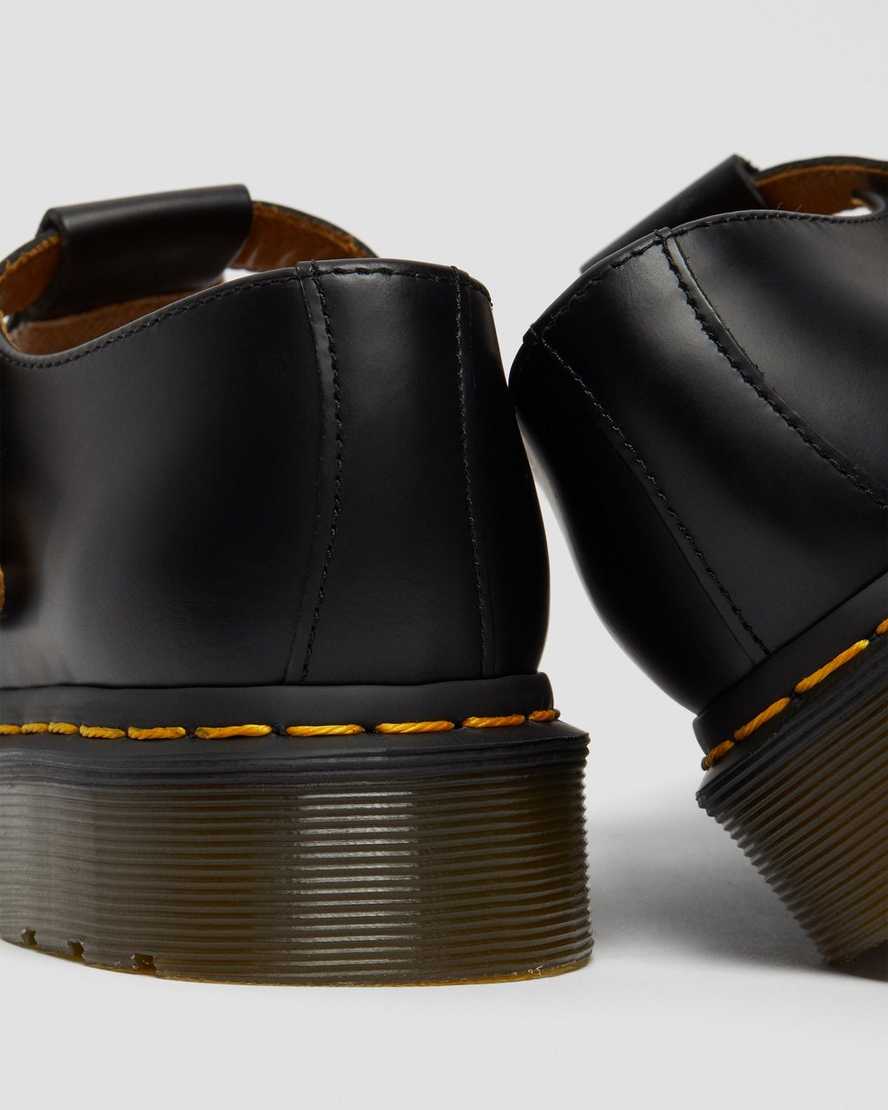 Černé dámské boty dr. martens polley smooth mary janes
