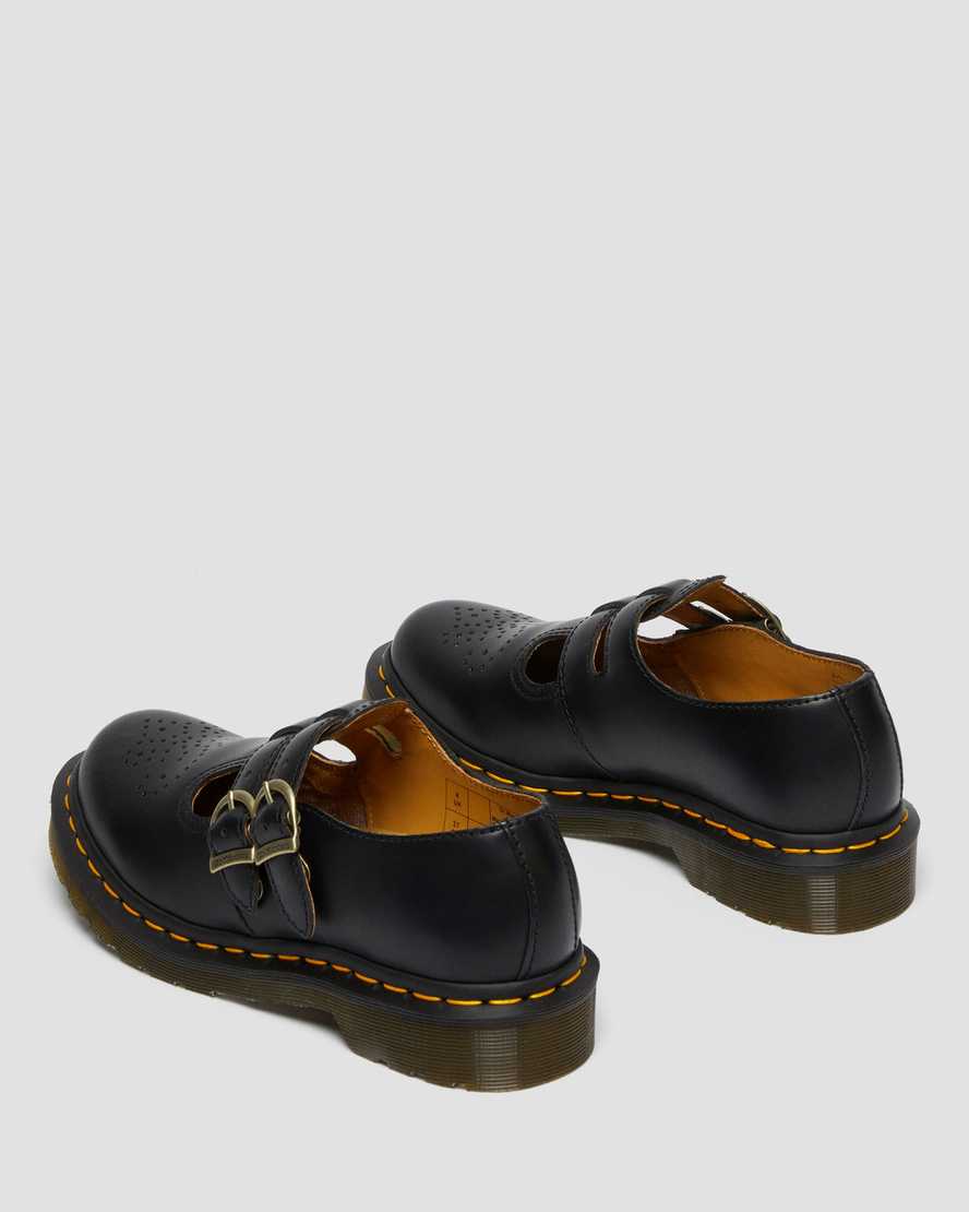 Černé dámské boty dr. martens 8065 smooth mary janes