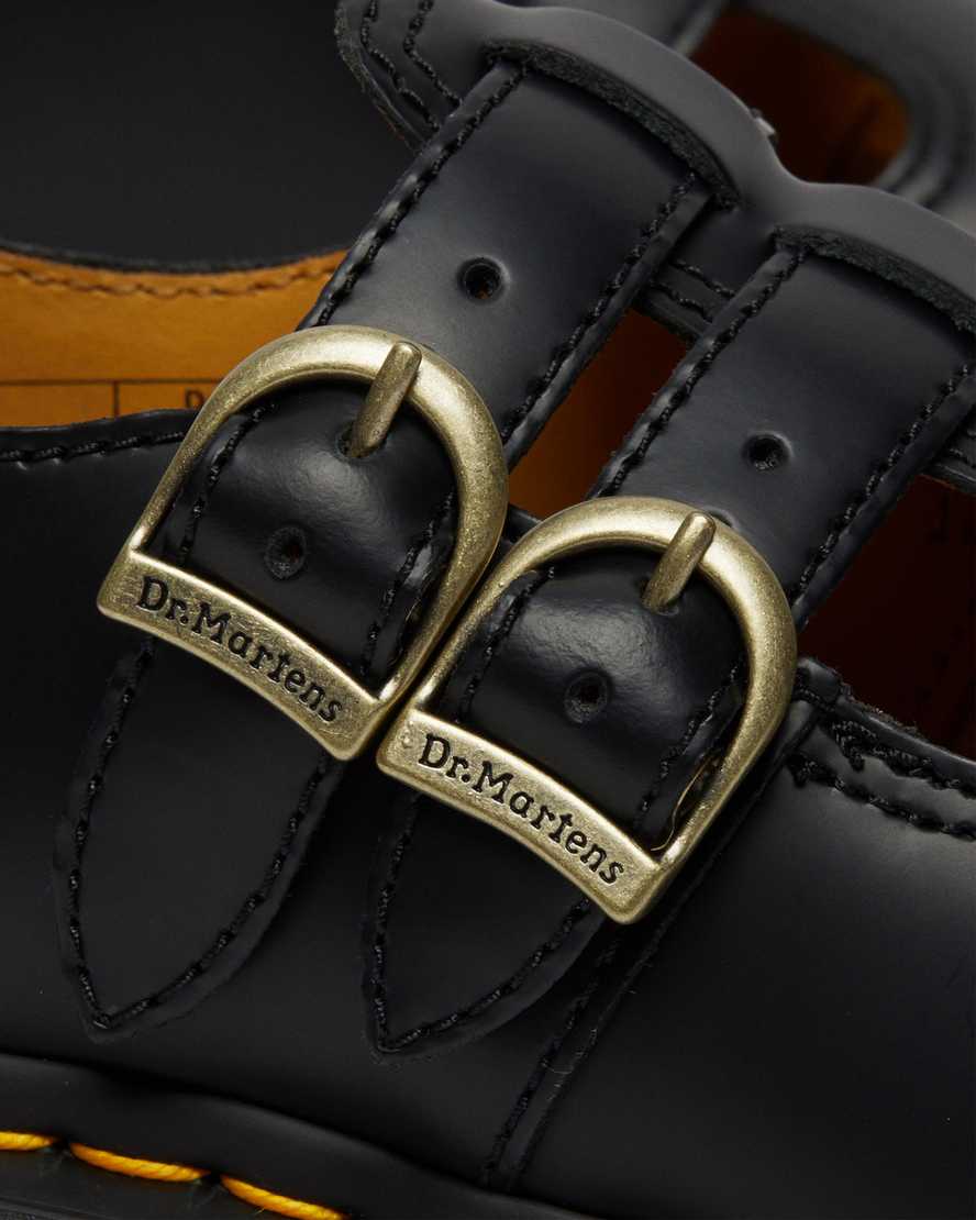 Černé dámské boty dr. martens 8065 smooth mary janes