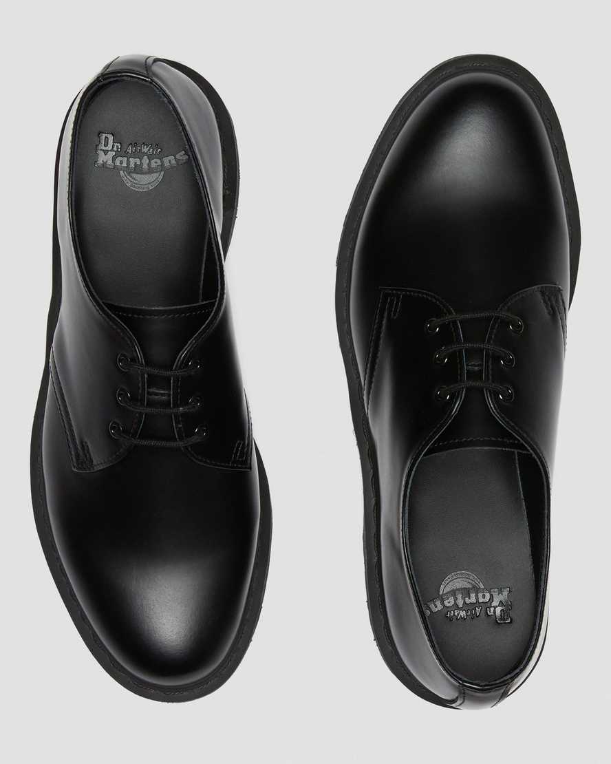 Černé dámské oxfordské boty dr. martens 1461 mono smooth