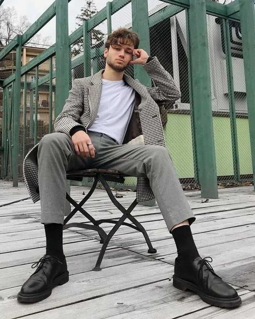 Černé dámské oxfordské boty dr. martens 1461 mono smooth