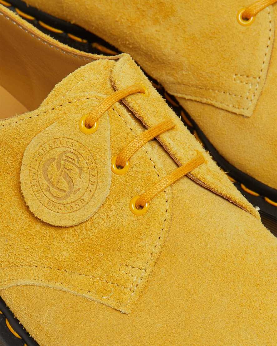 Žluté dámské oxfordské boty dr. martens 1461 made in england