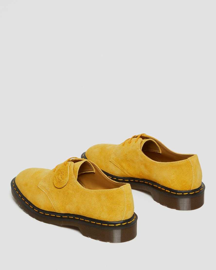 Žluté dámské oxfordské boty dr. martens 1461 made in england