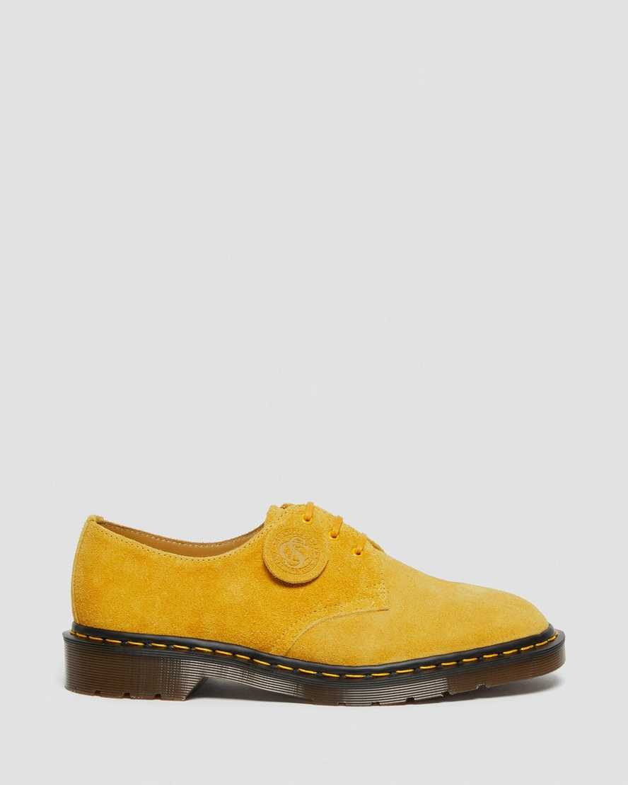 Žluté dámské oxfordské boty dr. martens 1461 made in england