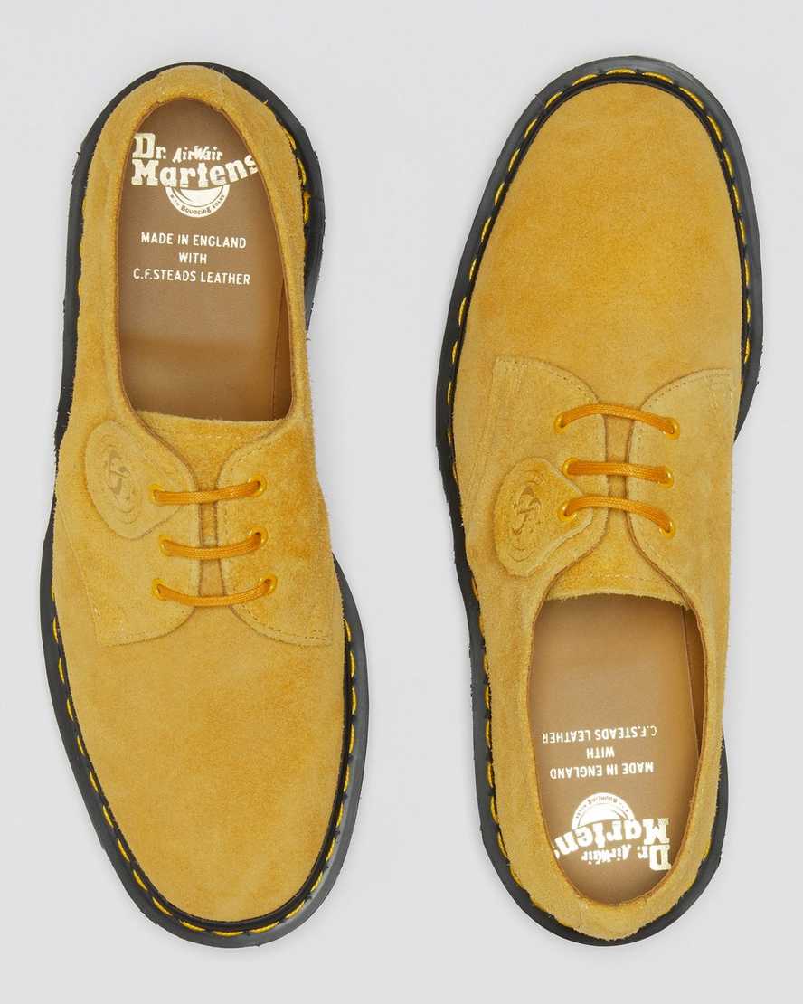 Žluté dámské oxfordské boty dr. martens 1461 made in england