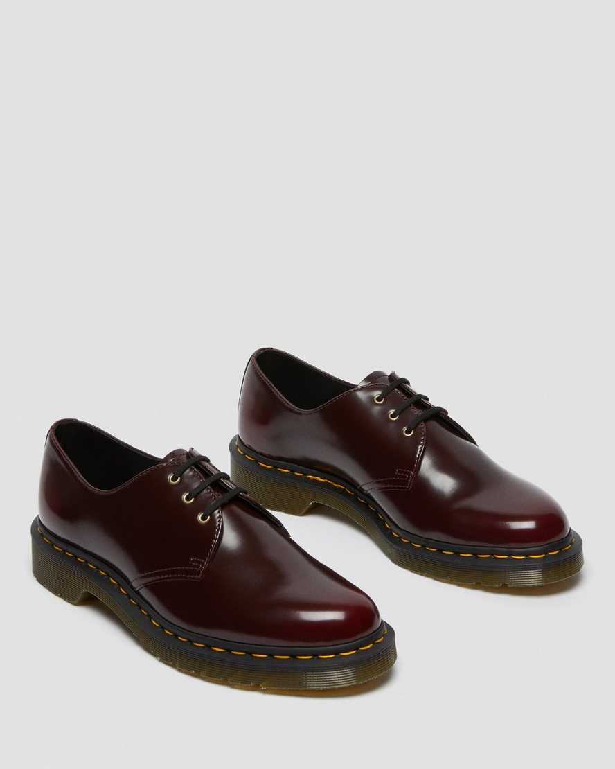 Červené dámské oxfordské boty dr. martens 1461