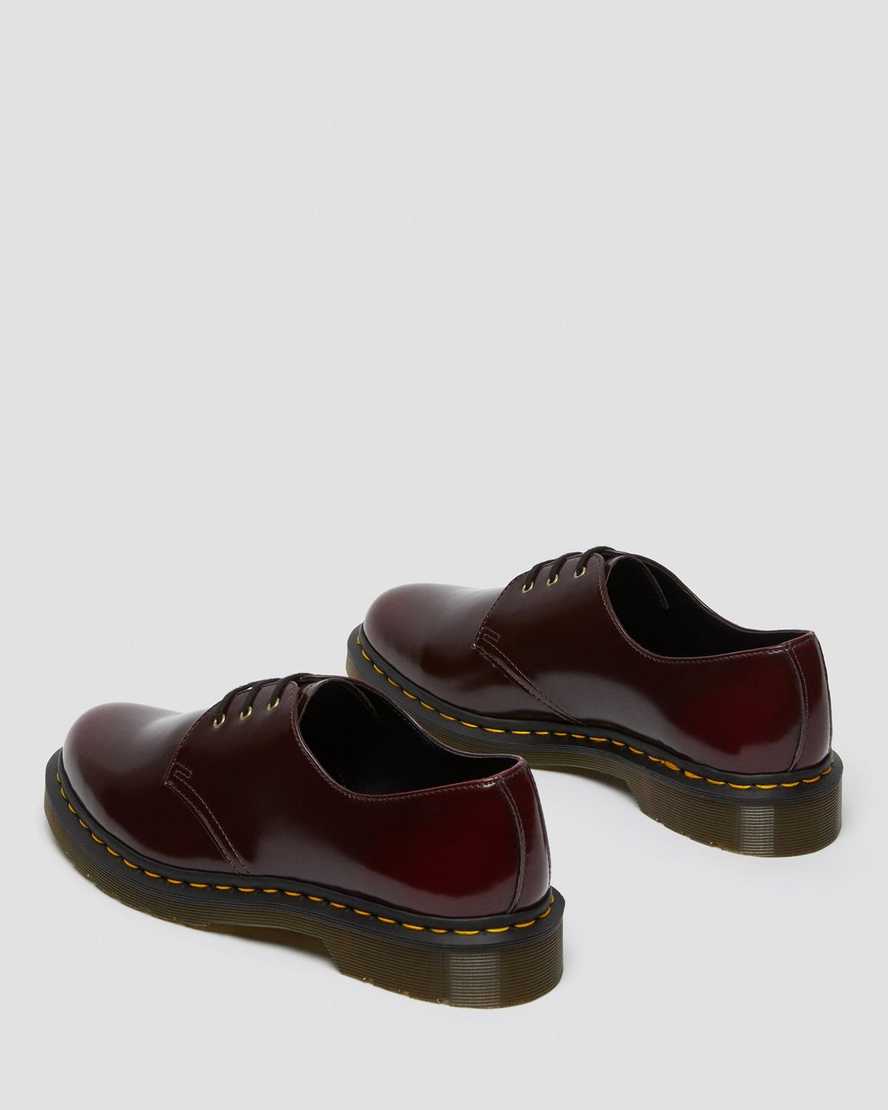 Červené dámské oxfordské boty dr. martens 1461