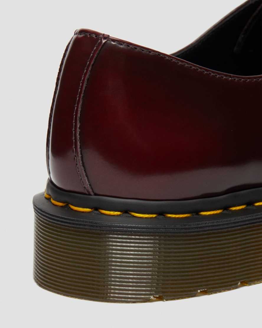 Červené dámské oxfordské boty dr. martens 1461