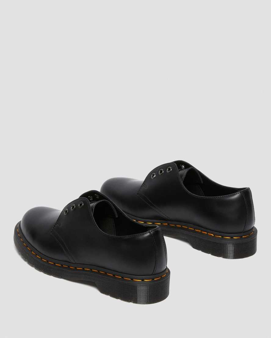 Černé dámské oxfordské boty dr. martens 1461 elastic smooth