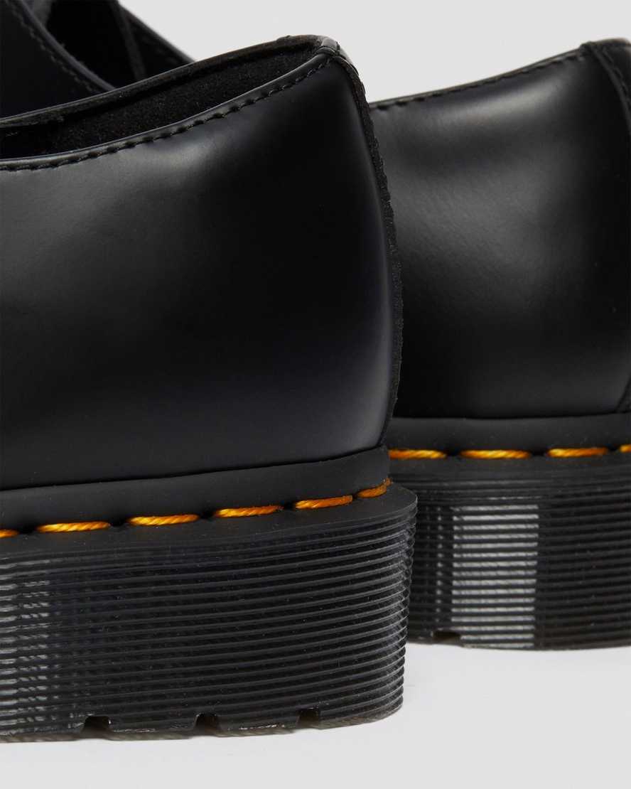 Černé dámské oxfordské boty dr. martens 1461 elastic smooth