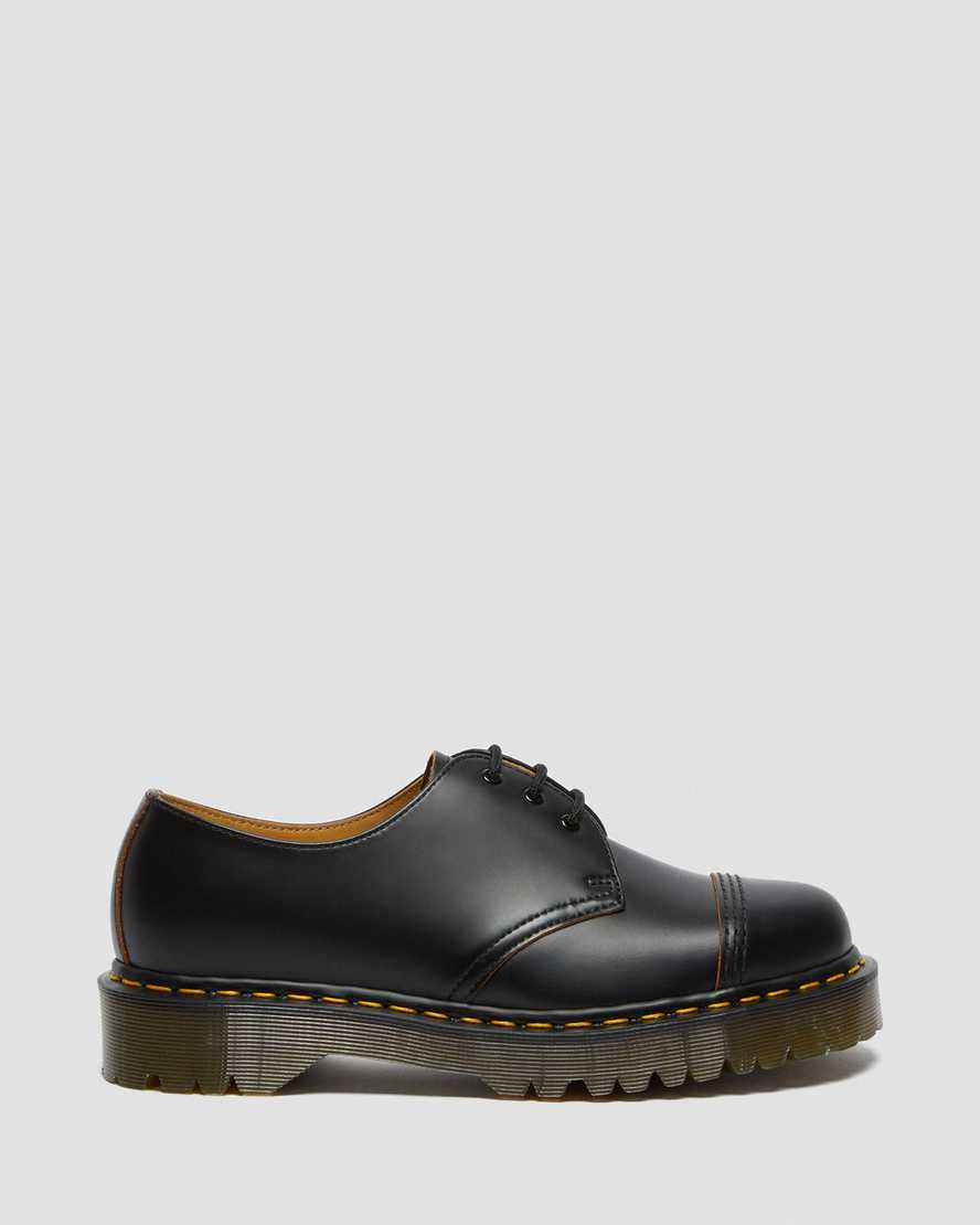 dámské oxfordské boty dr. martens 1461 bex s vintage špičkou v černé barvě