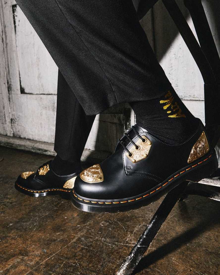 Černé dámské oxfordské boty dr. martens king nerd 1461